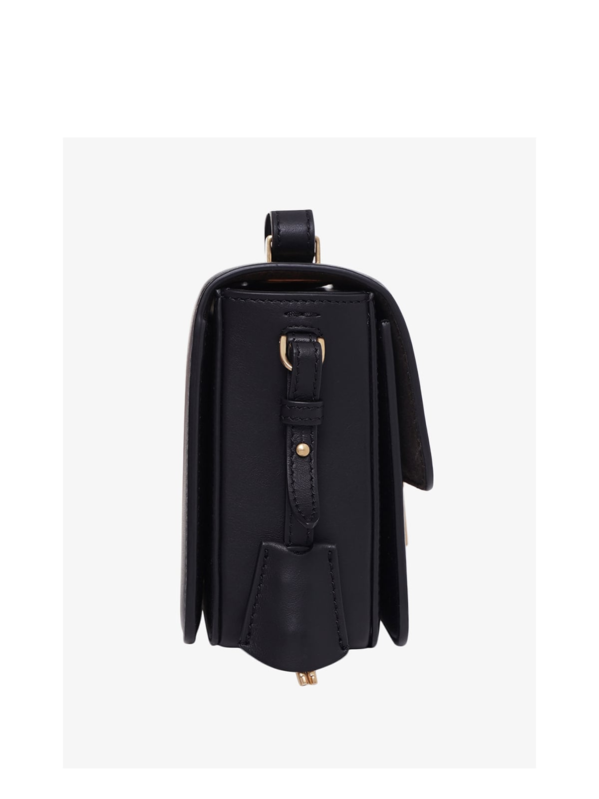 T Timeless Mini Flap Bag in Leather Black