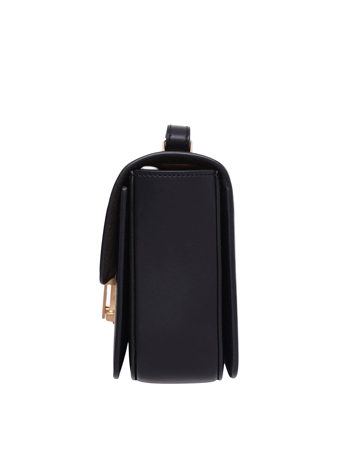 T Timeless Mini Flap Bag in Leather Black