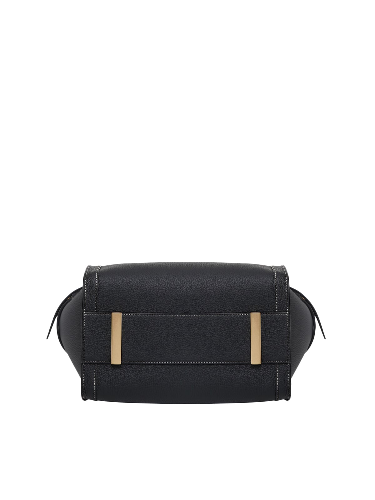 T Timeless Small Shopping Bag Calfskin Leather Black