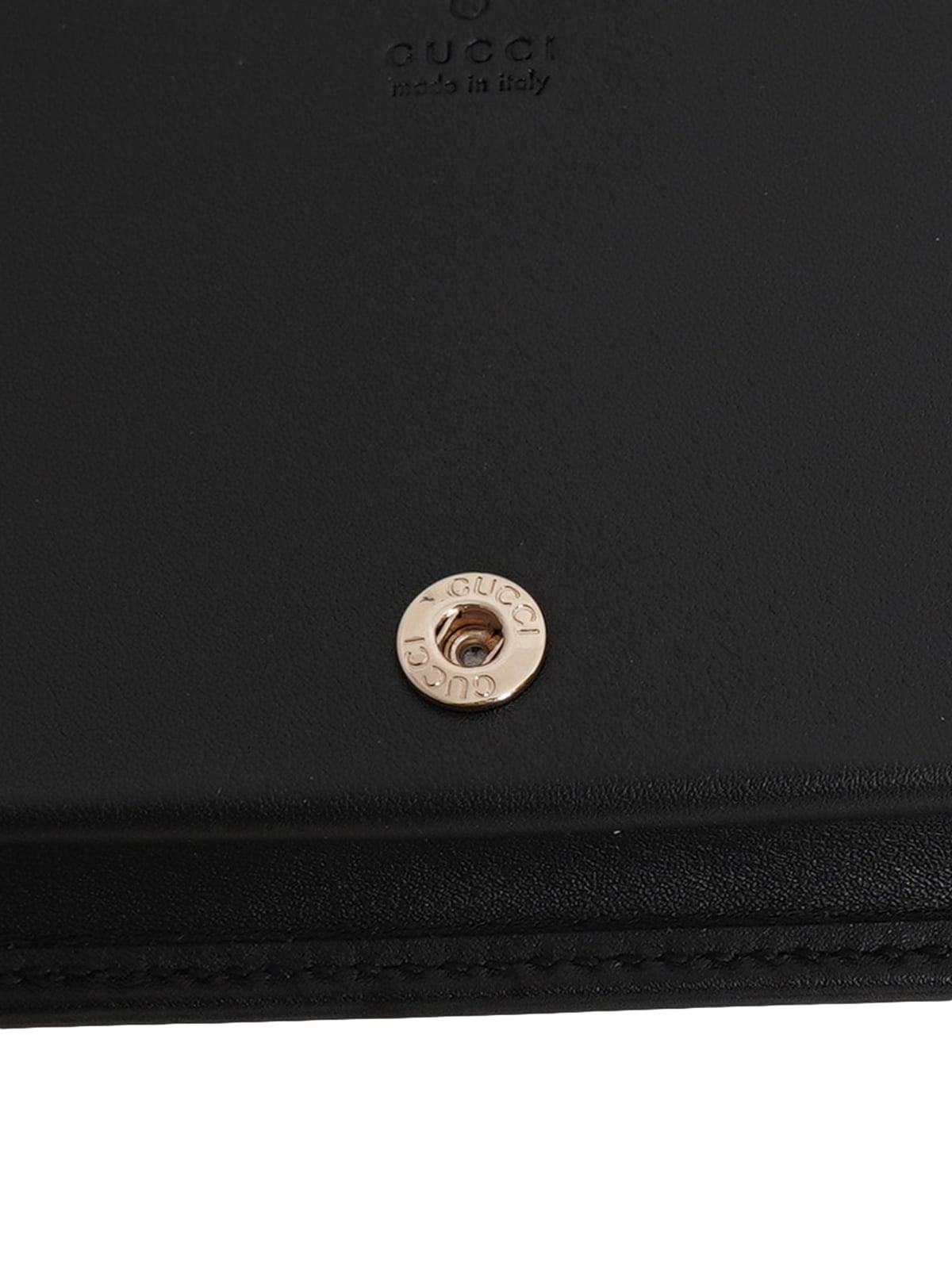Horsebit 1955 Wallet On Chain Beige and Black LGHW