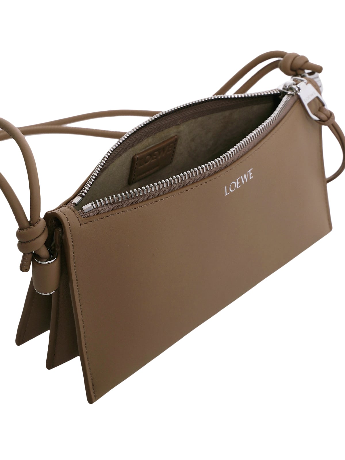 Joya Pouch in Nappa Calfskin Mocha