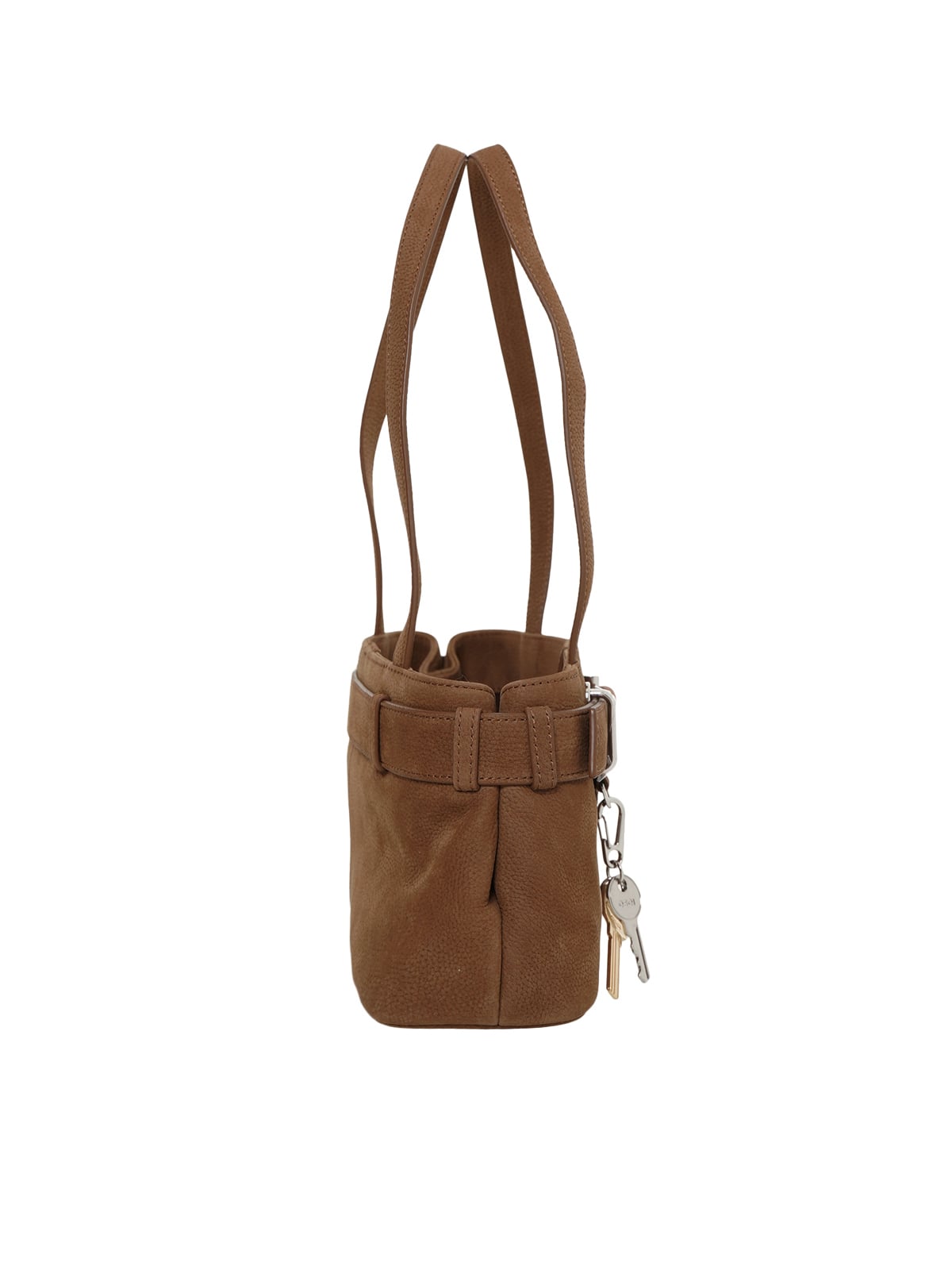 Brocle Mini Shoulder Bag Nubuck Brown