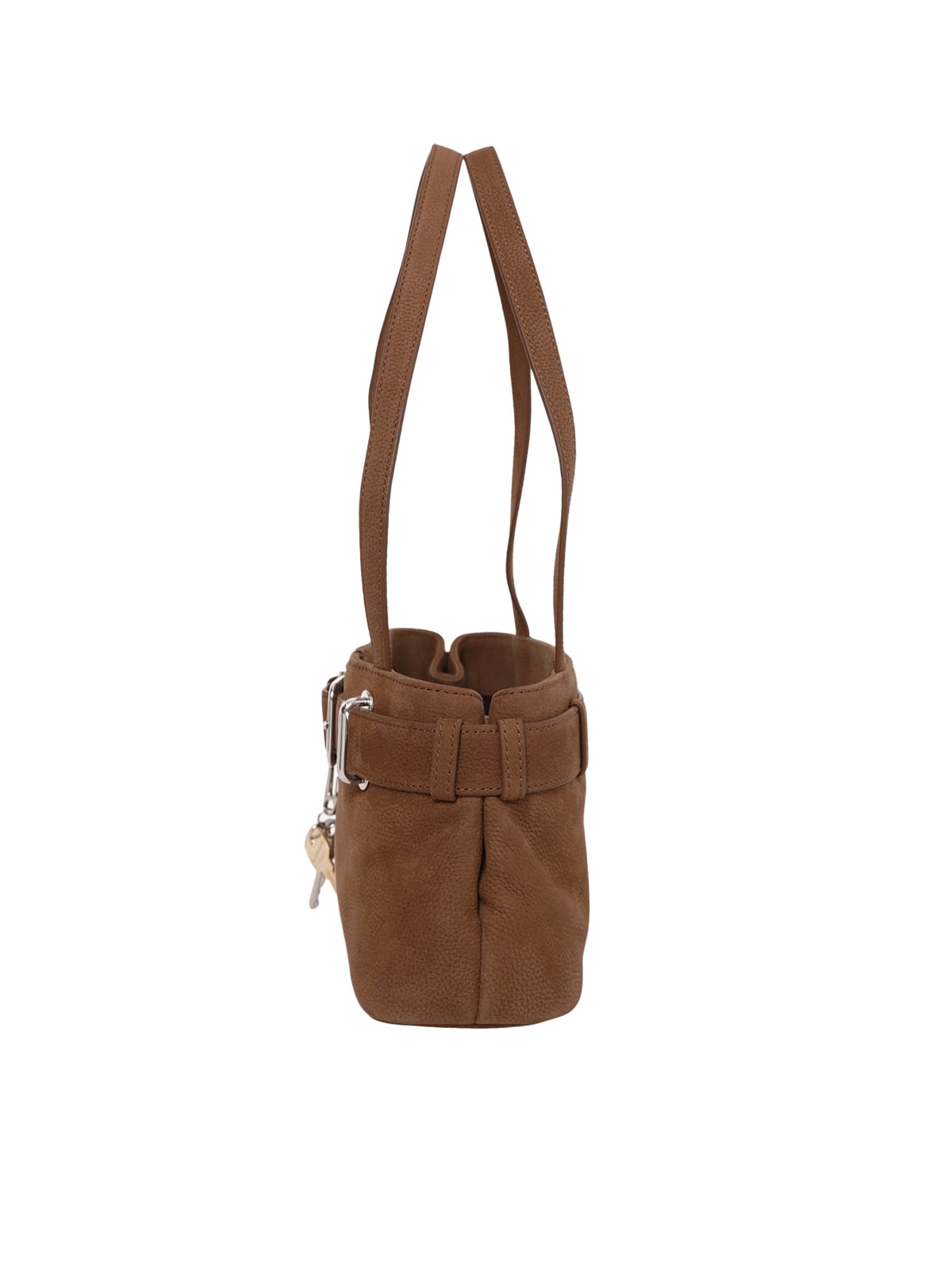 Brocle Mini Shoulder Bag Nubuck Brown