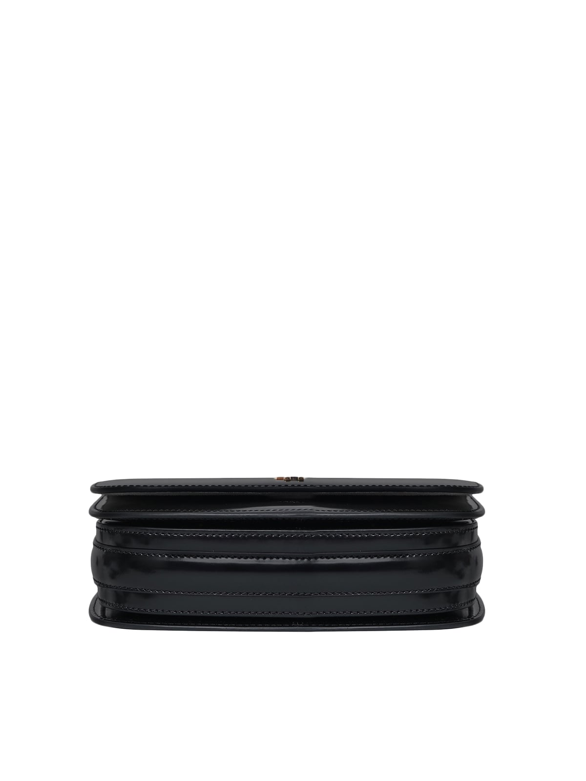 Paris Top Handle Bag Glazed Leather Black