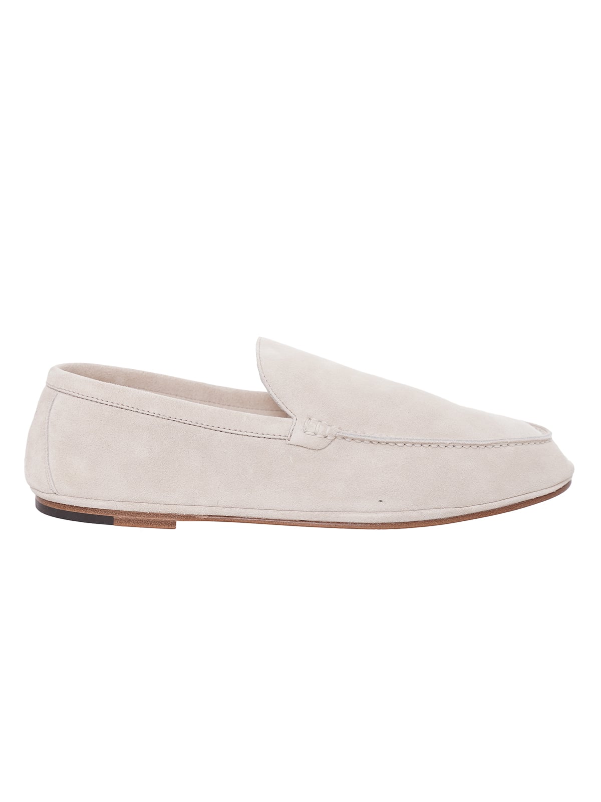 Summer Anton Walk Suede Loafer Yogurt-Loro Piana