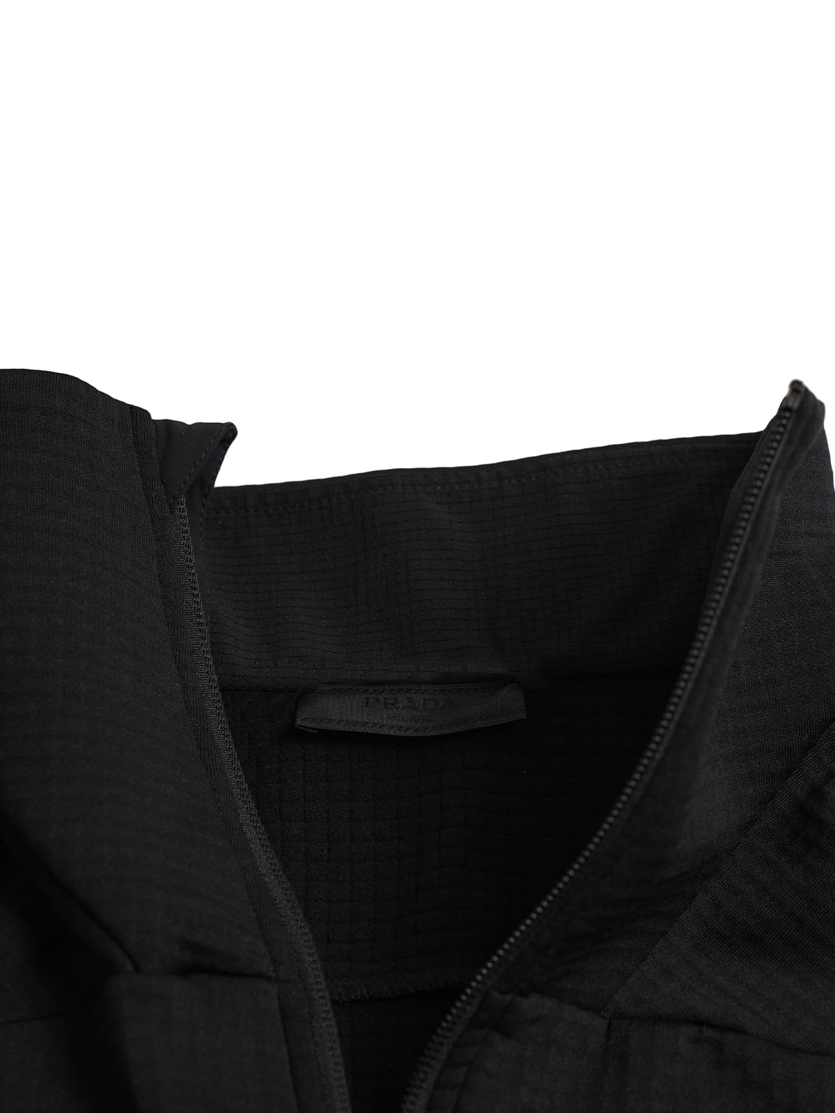 Technical Fabric Blouson Jacket Black
