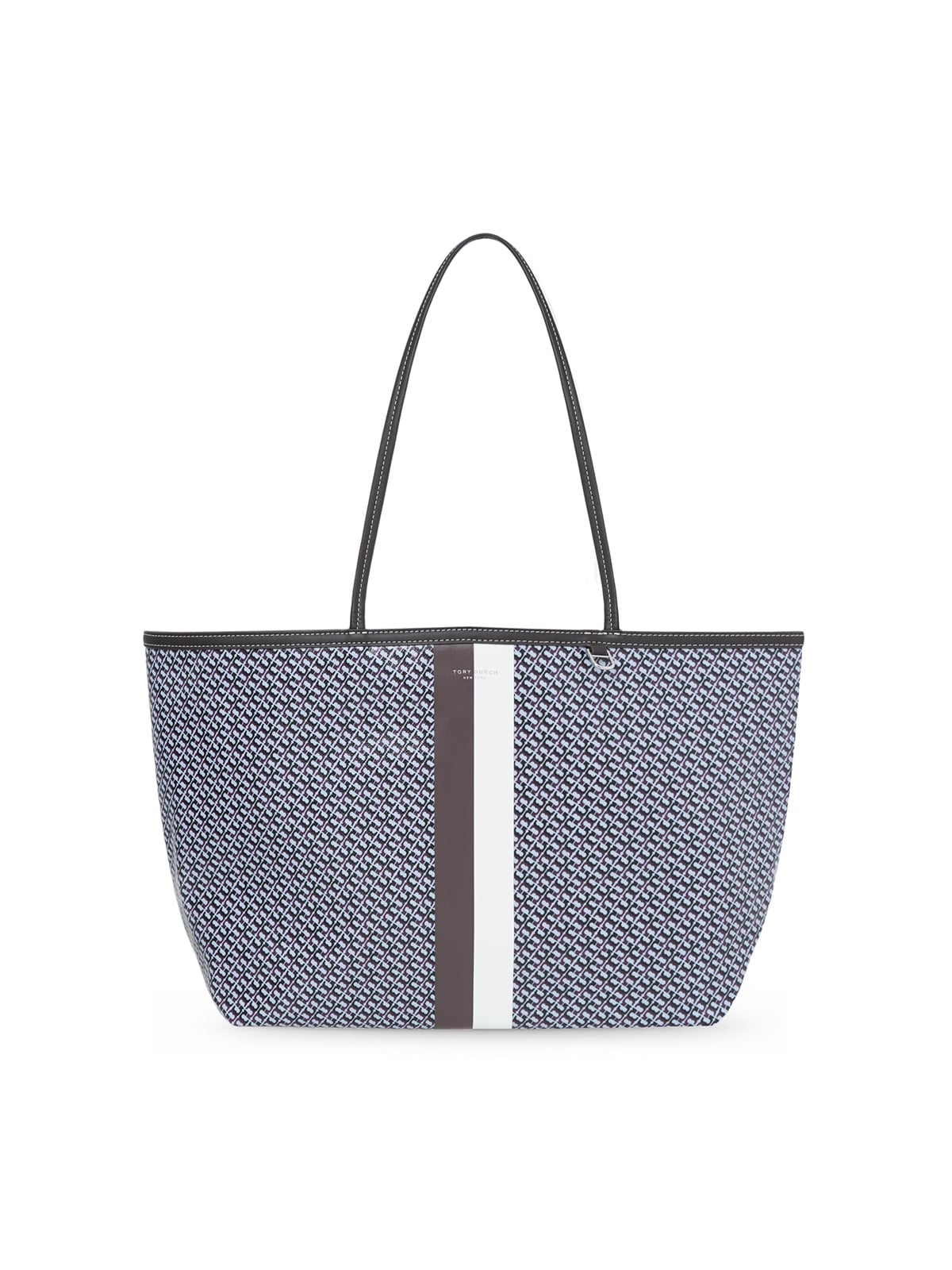 The Racer Tote Bag Blue-Tory Burch