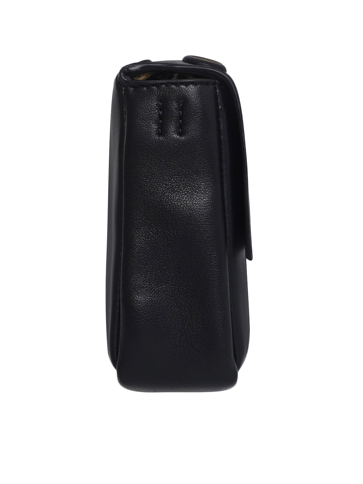 Le Bambino Chain Flap Shoulder Bag Black