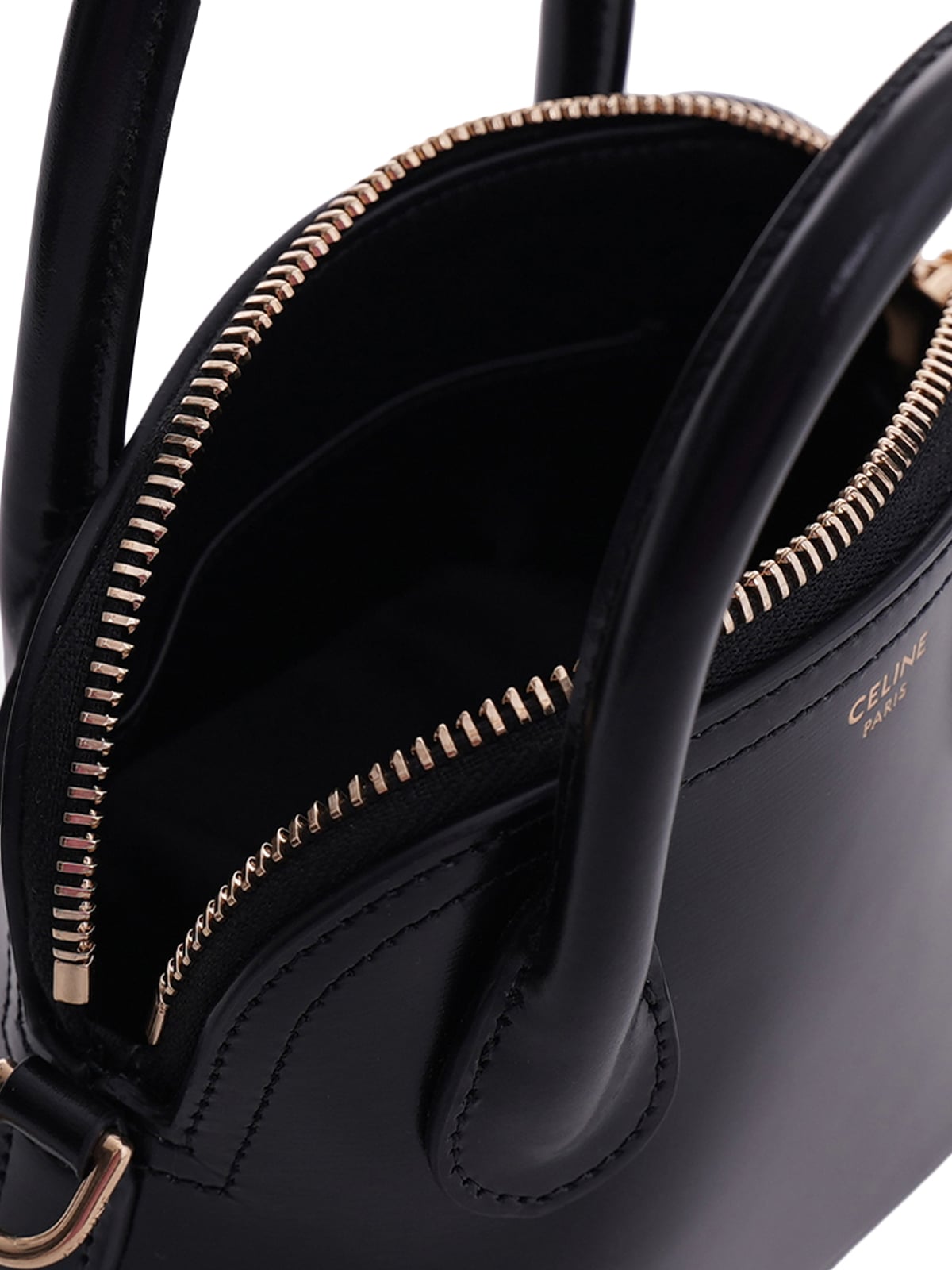 Honorine Mini Handbag Calfskin Black GHW