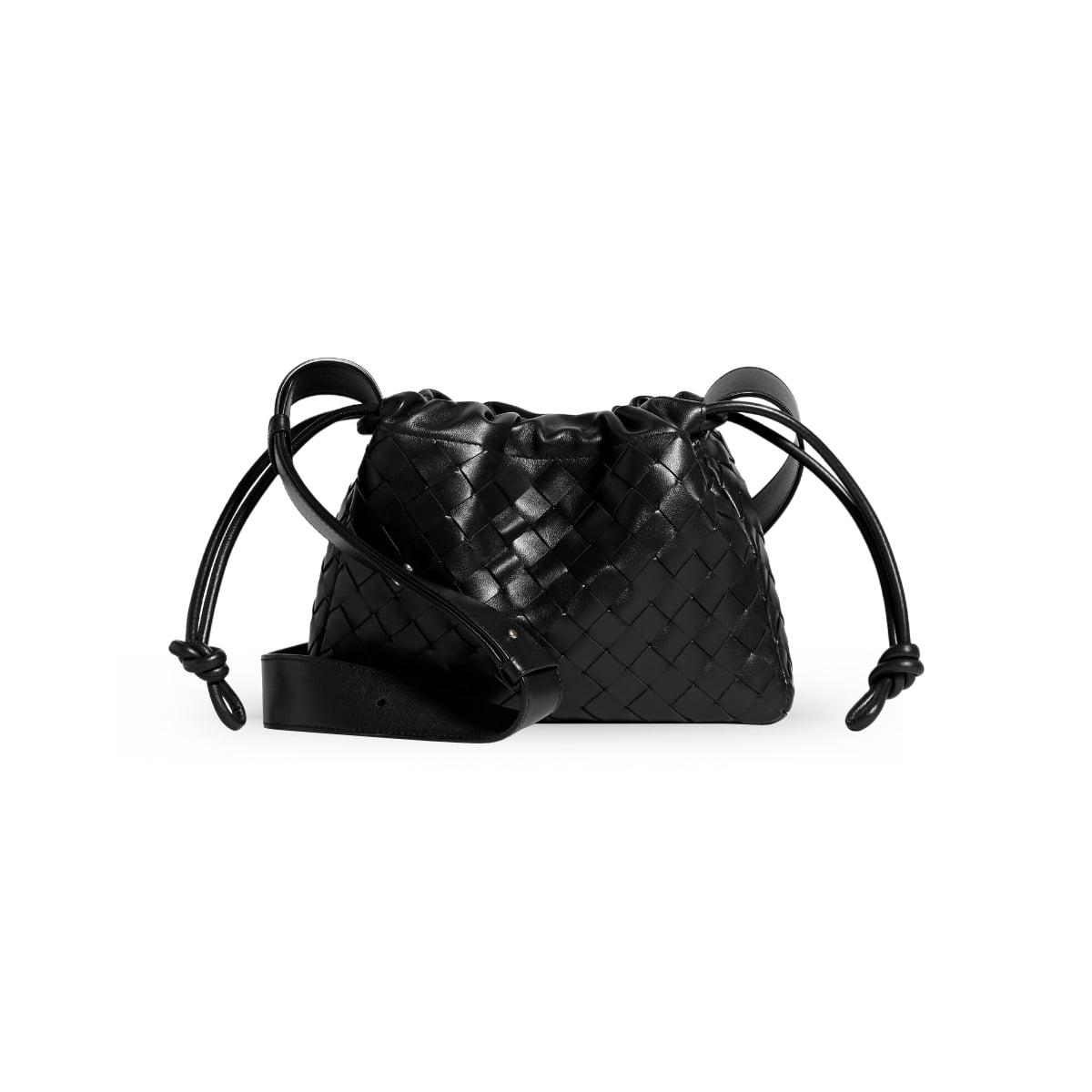 Dustbag Bike Crossbody Bag Black-Bottega Veneta