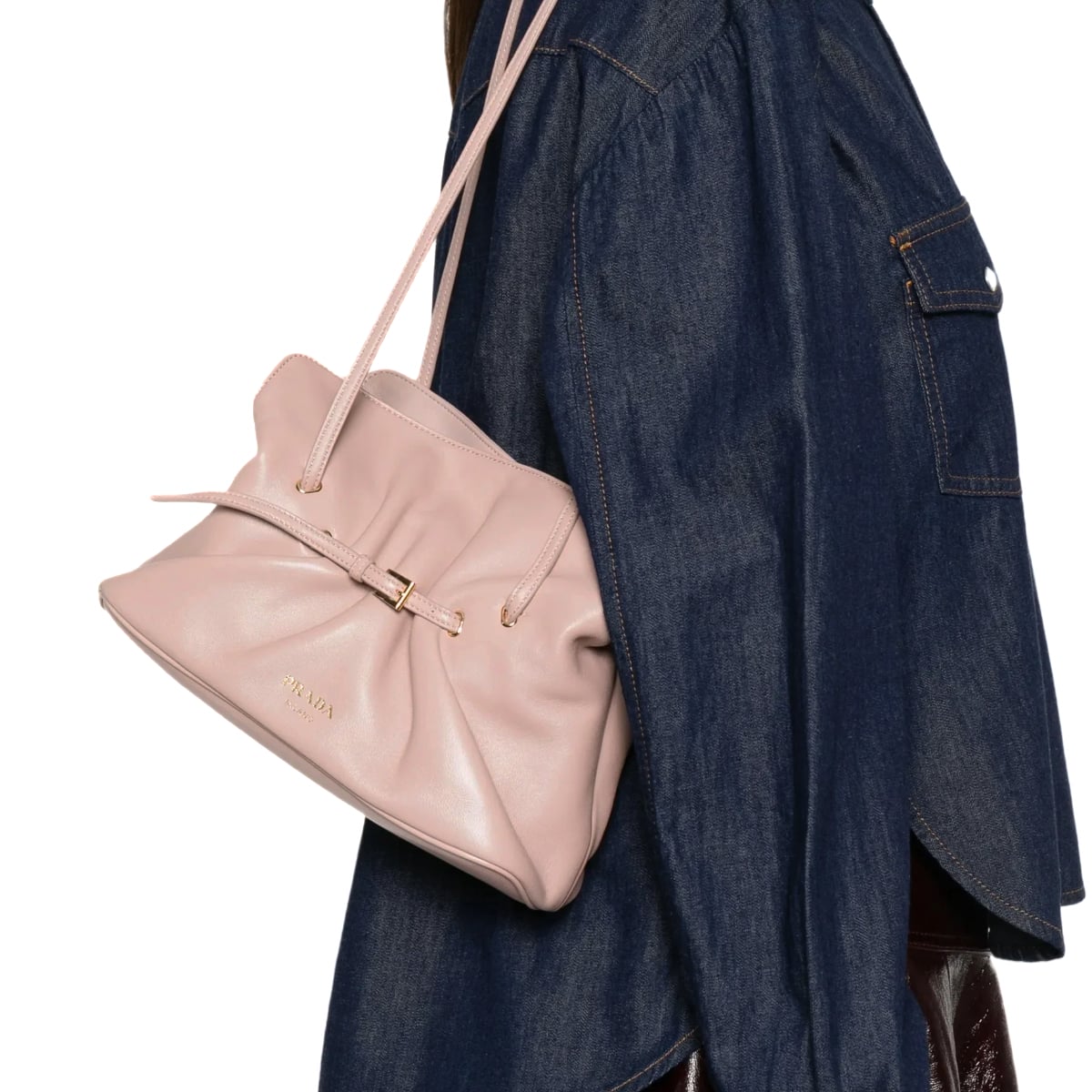 Dada Small Nappa Leather Bag Pink