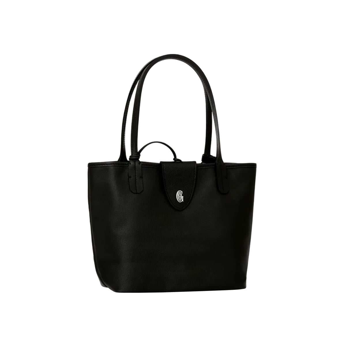 Anjou Mini Reversible with Clip Bag Black