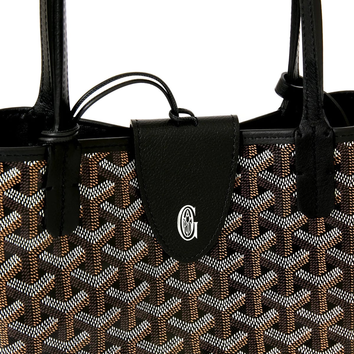 Anjou Mini Reversible with Clip Bag Black