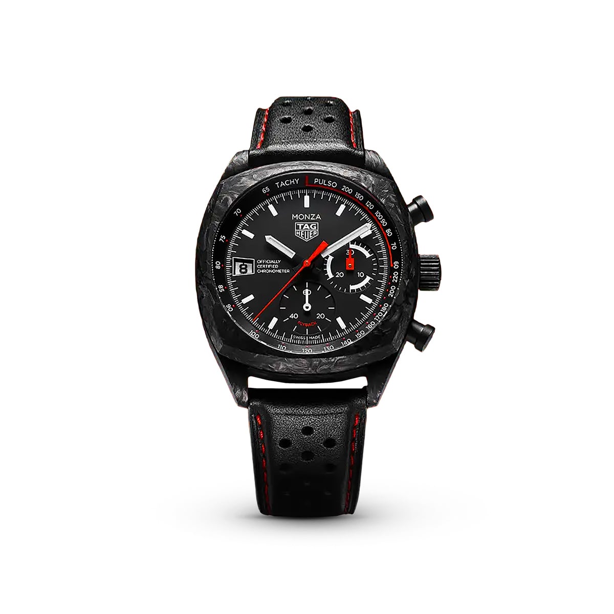 Monza Flyback Chronograph 42 CR5092.FC8372 Black-TAG Heuer
