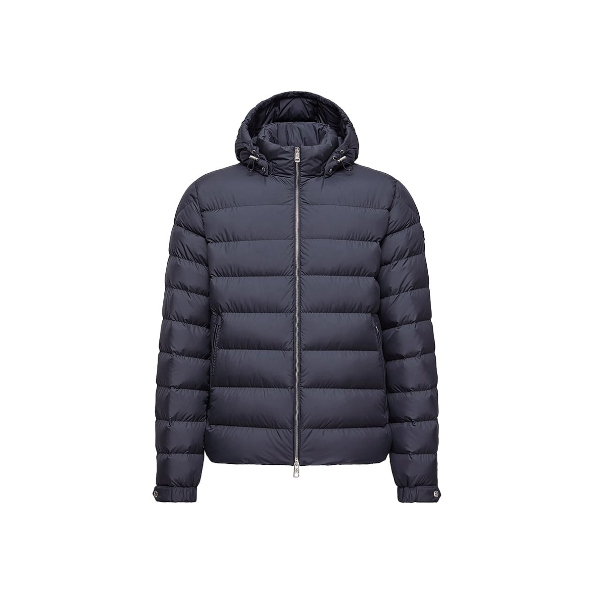Arneb Hooded Short Down Jacket Navy Blue