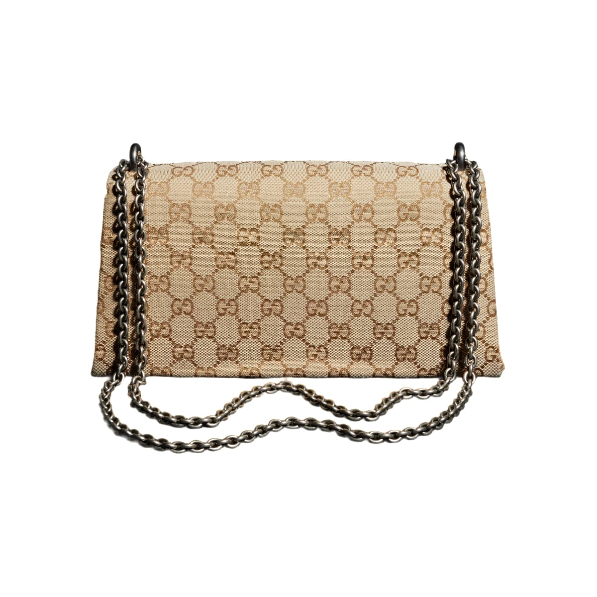 Dionysus Medium GG Canvas Shoulder Bag Sand Brown GHW and PHW