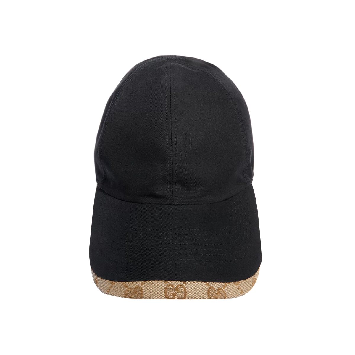 Baseball Cap Cotton Canvas Monogram Black-Gucci