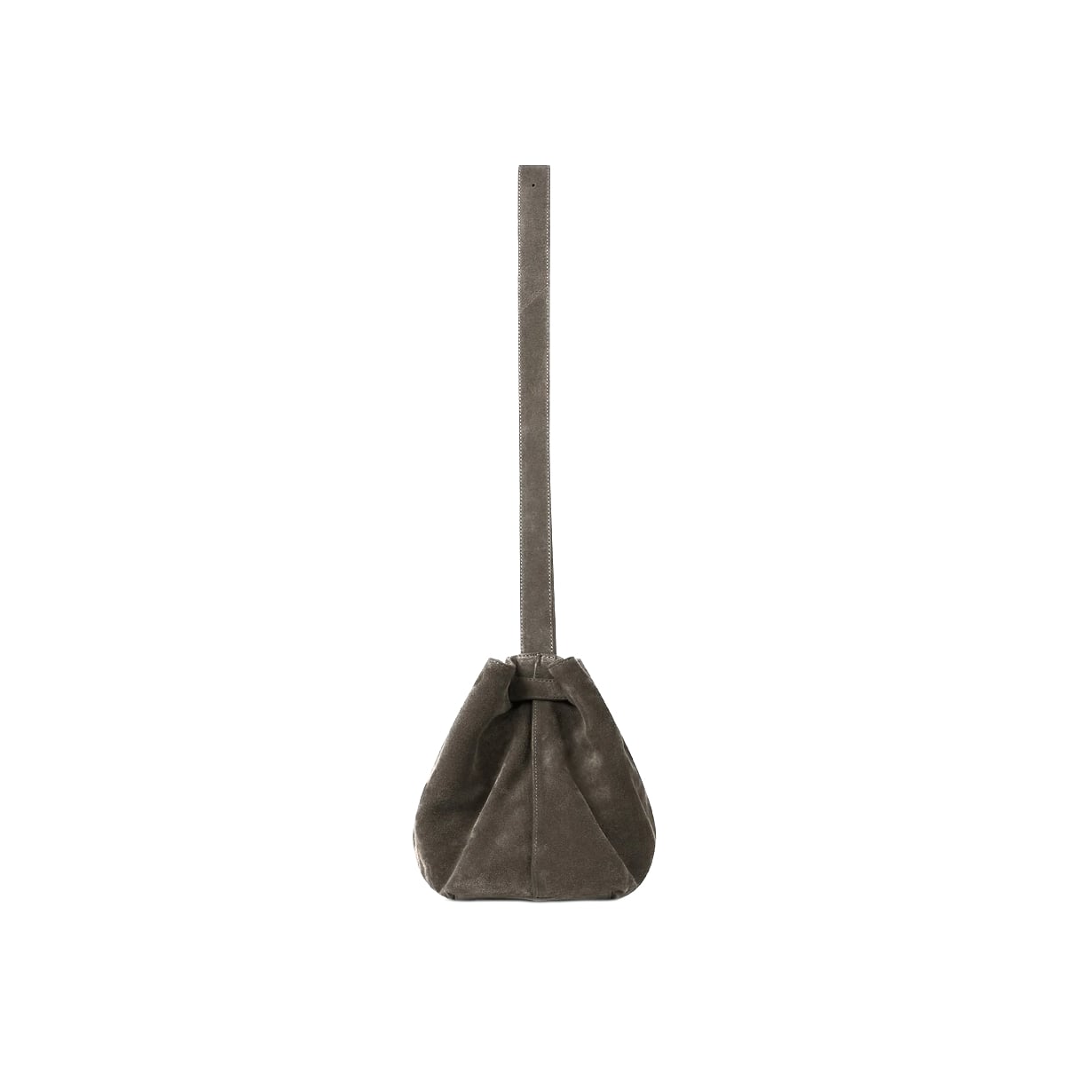 Brise Shoulder Bag Suede Grey
