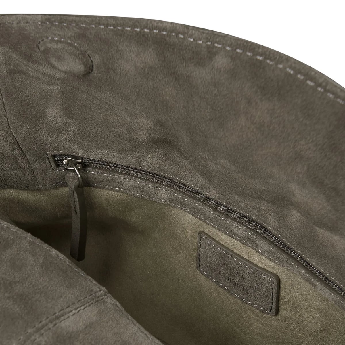 Brise Shoulder Bag Suede Grey