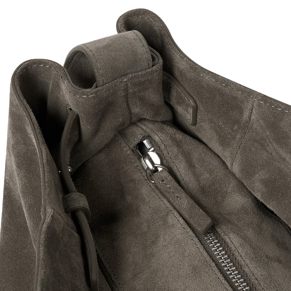 Brise Shoulder Bag Suede Grey