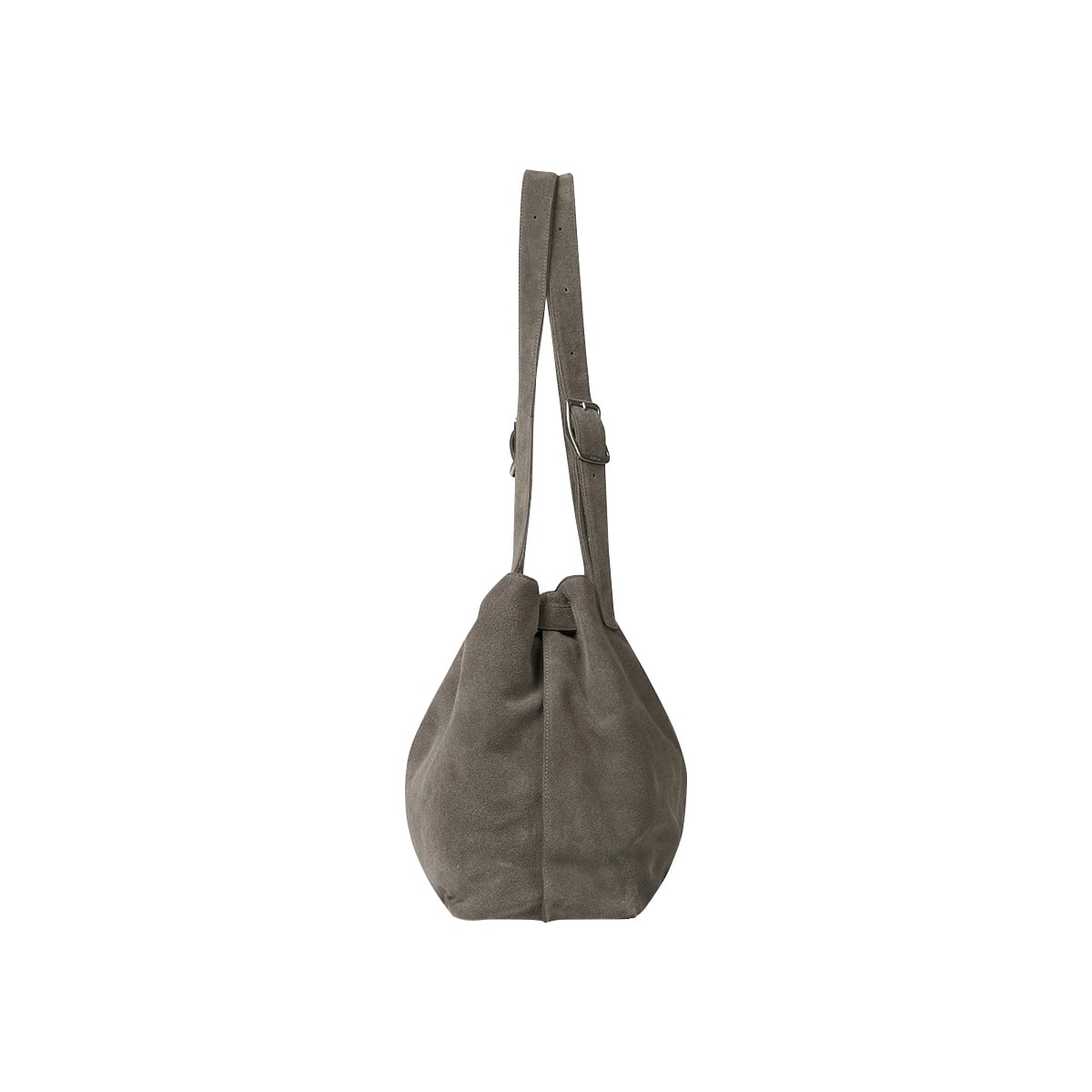 Brise Grand Shoulder Bag Suede Grey