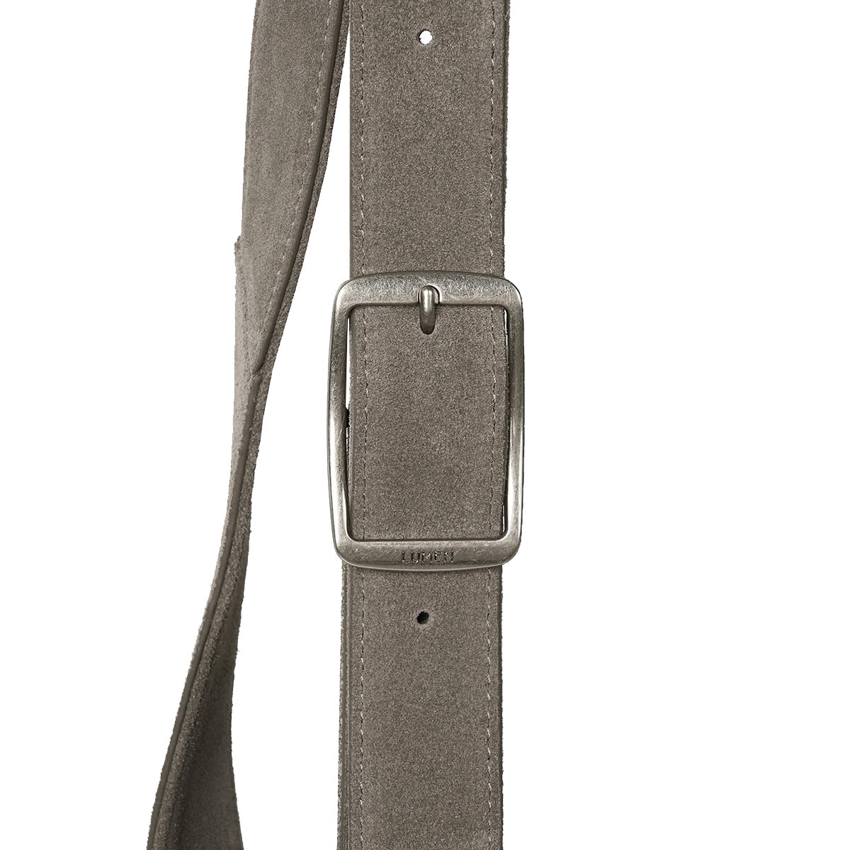 Brise Grand Shoulder Bag Suede Grey