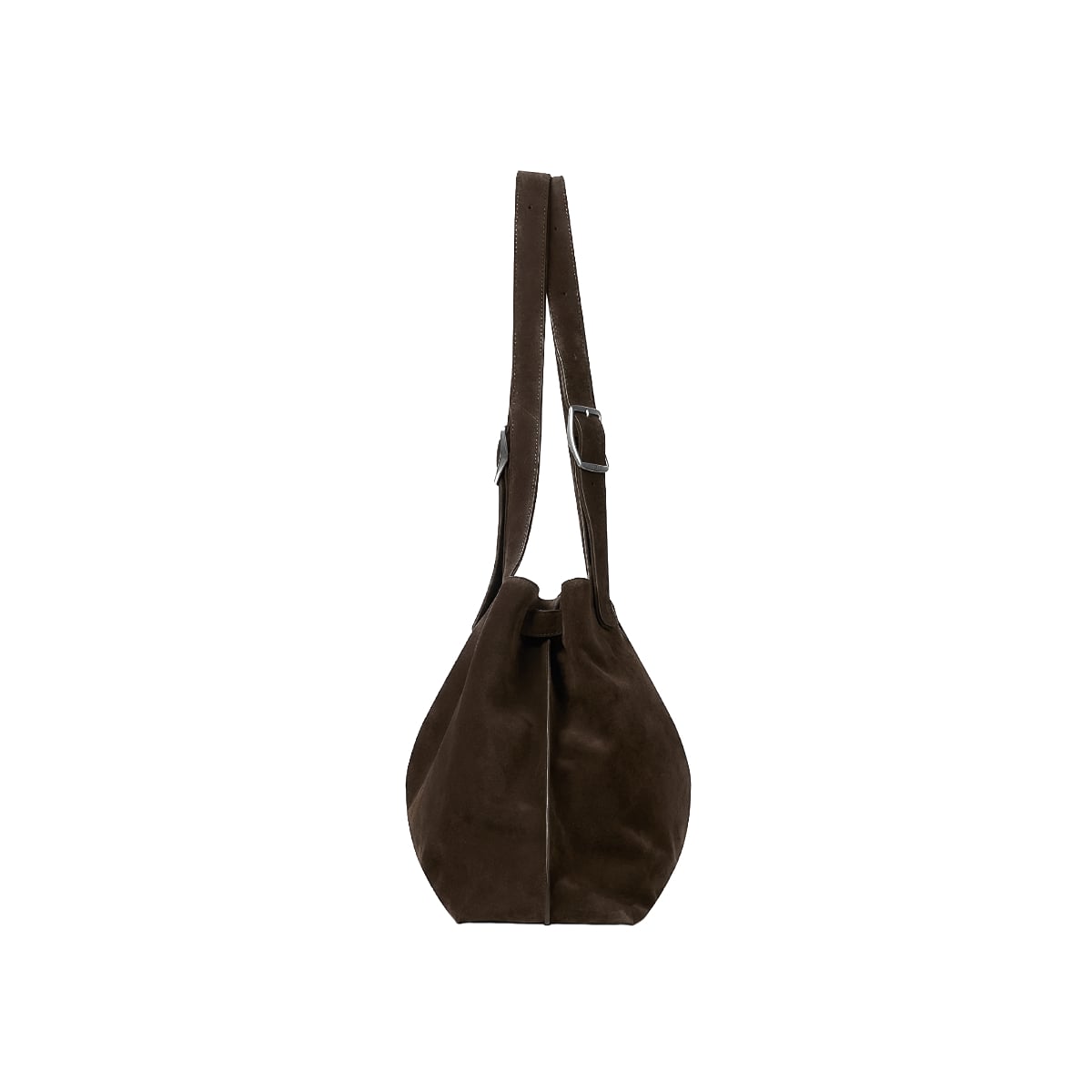 Brise Grand Shoulder Bag Suede Brown