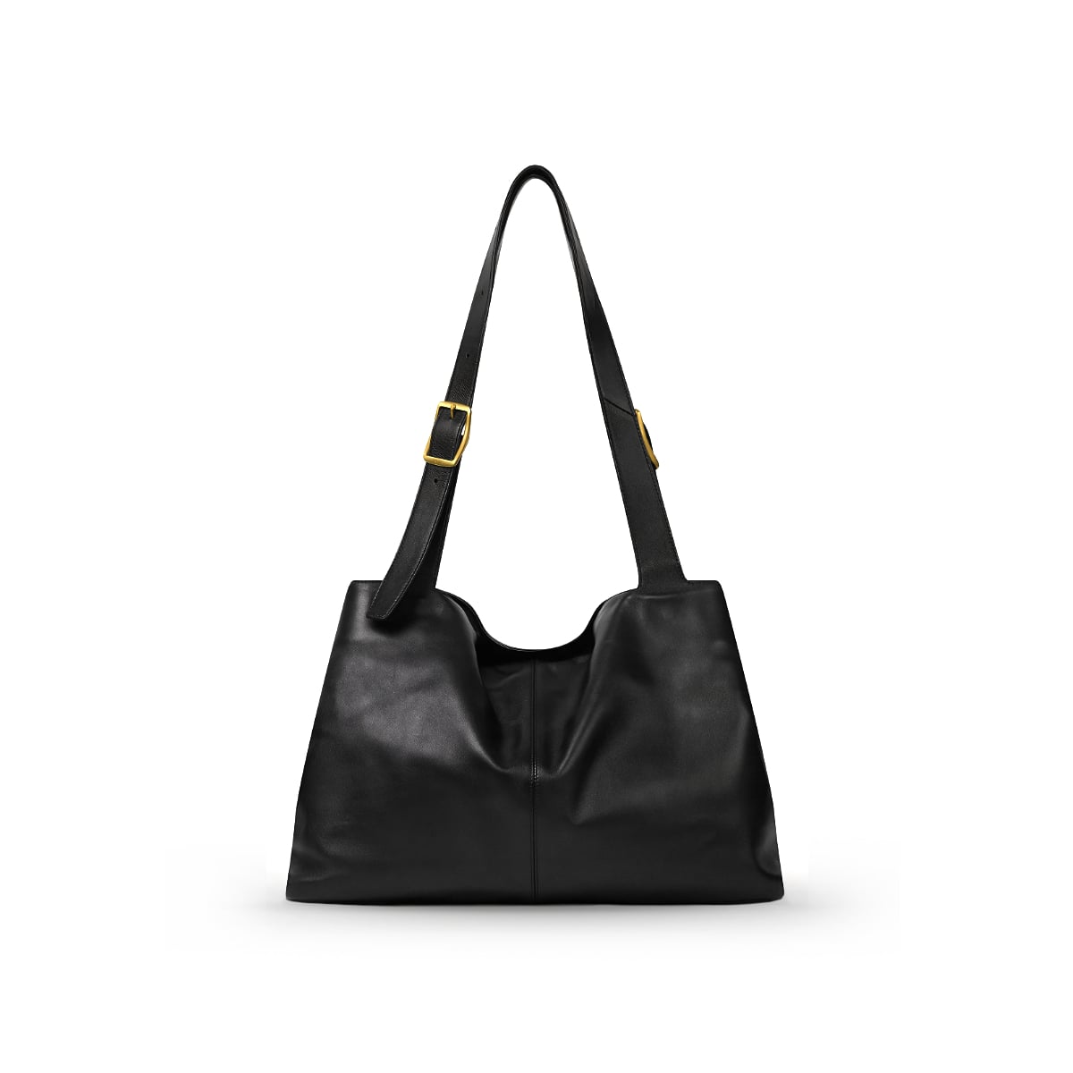 Brise Grand Shoulder Bag Soft Black-Atelier de Lumen