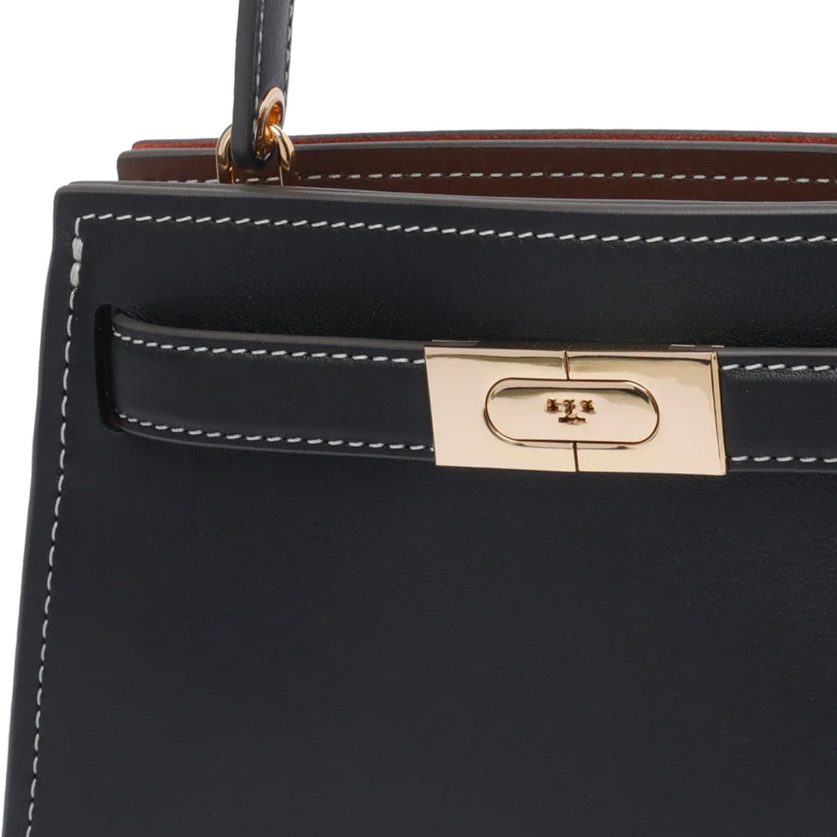 Small Lee Radziwill Double Bag Black GHW