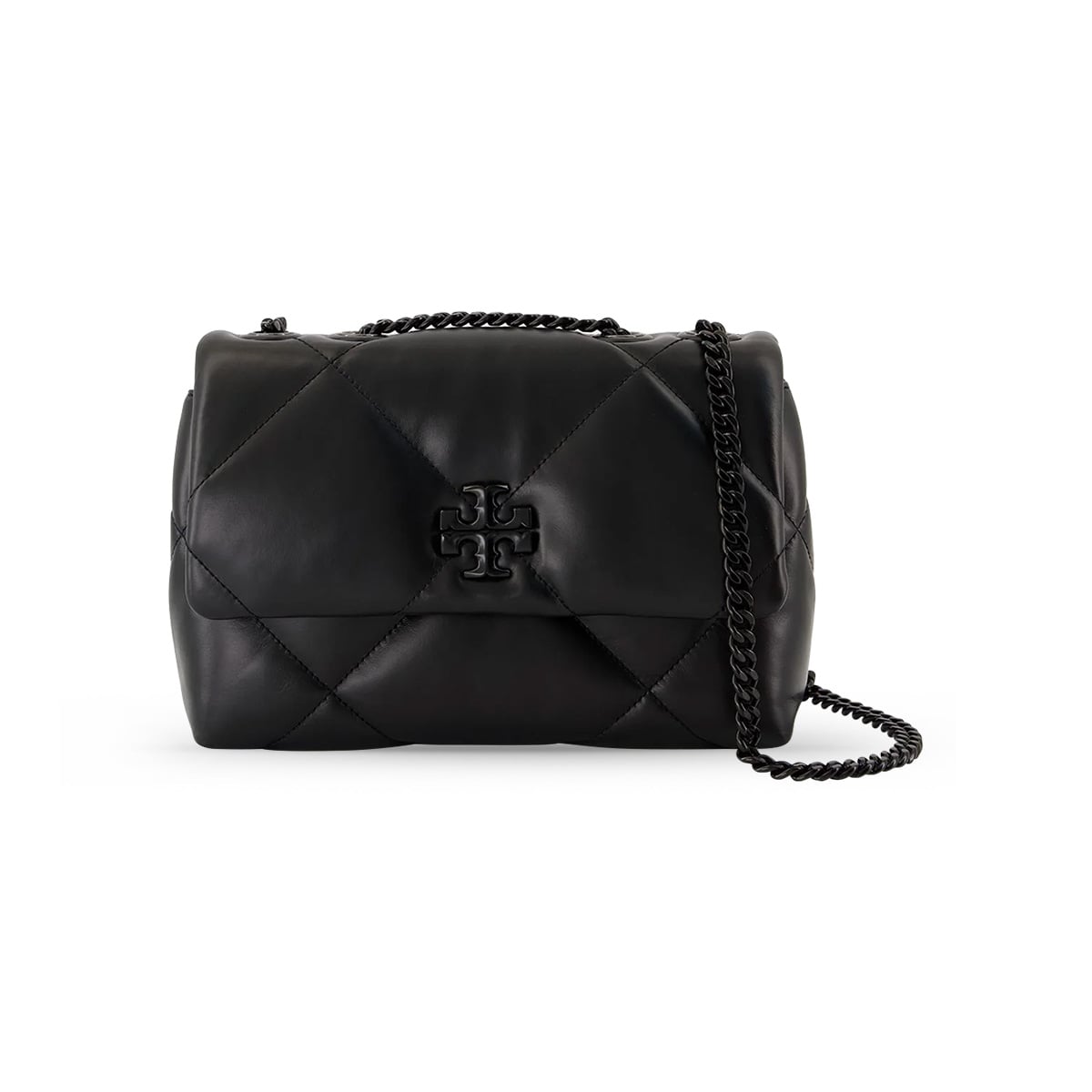 Kira Diamond Leather Bag All Black-Tory Burch