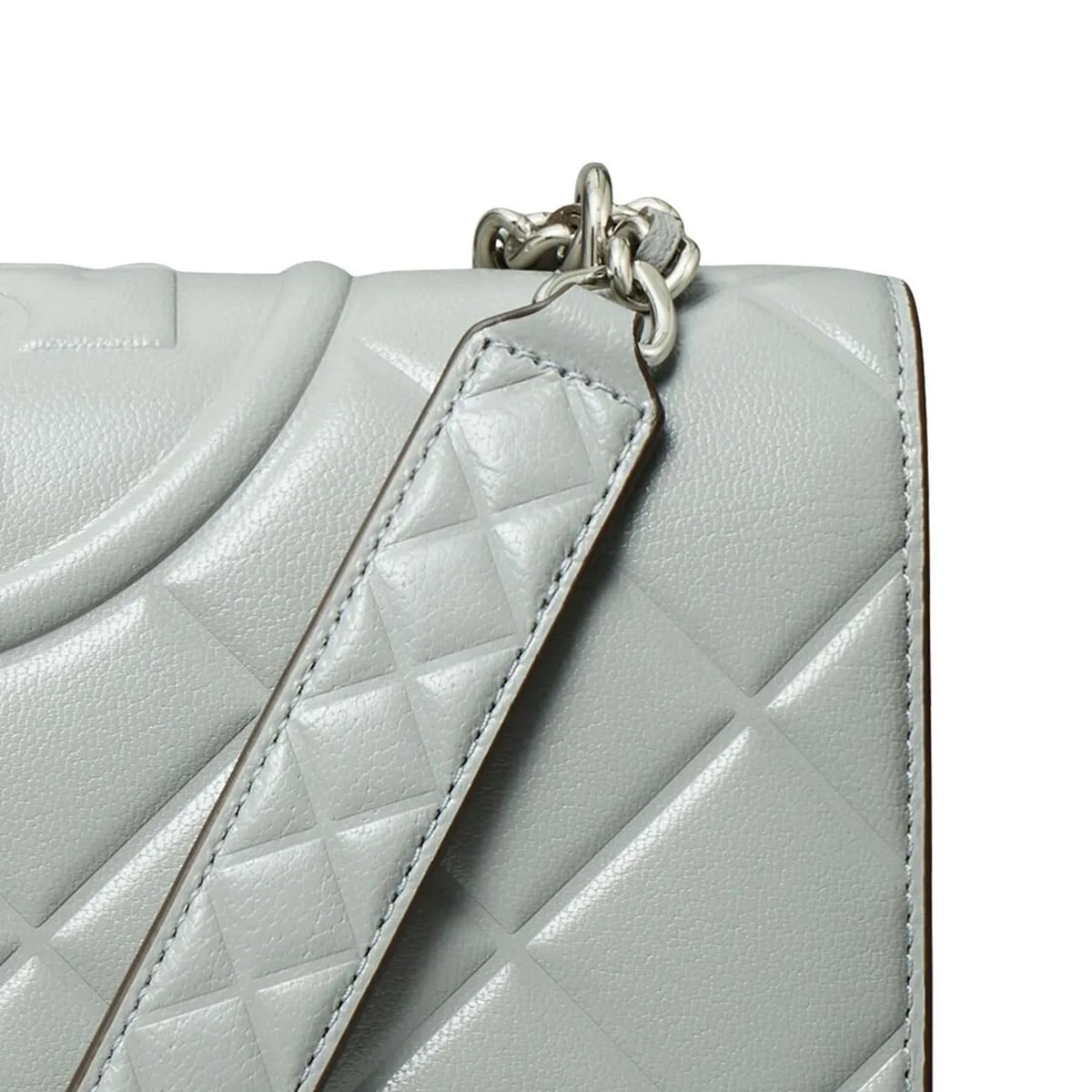 Small Fleming Convertible Shoulder Bag Grey