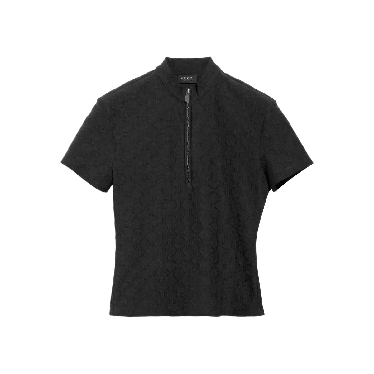 GG Jersey Jacquard T-Shirt Black-Gucci