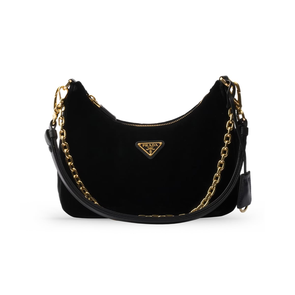 Re-Edition Mini Velvet Bag Black-Prada