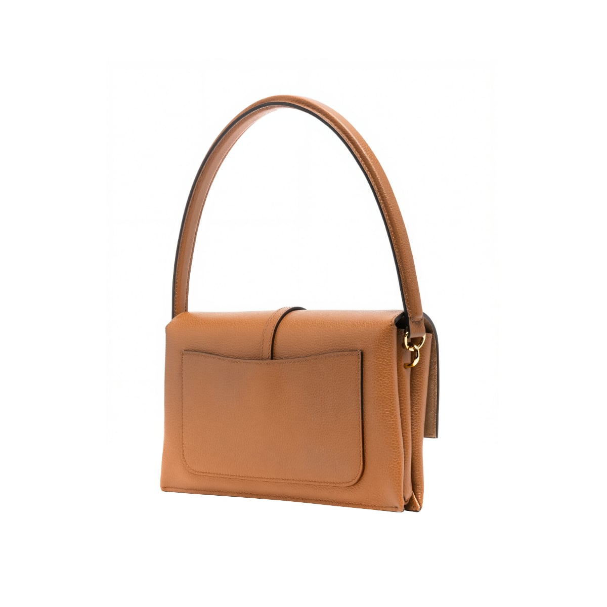 Mini T Timeless Flap Bag Leather Brown