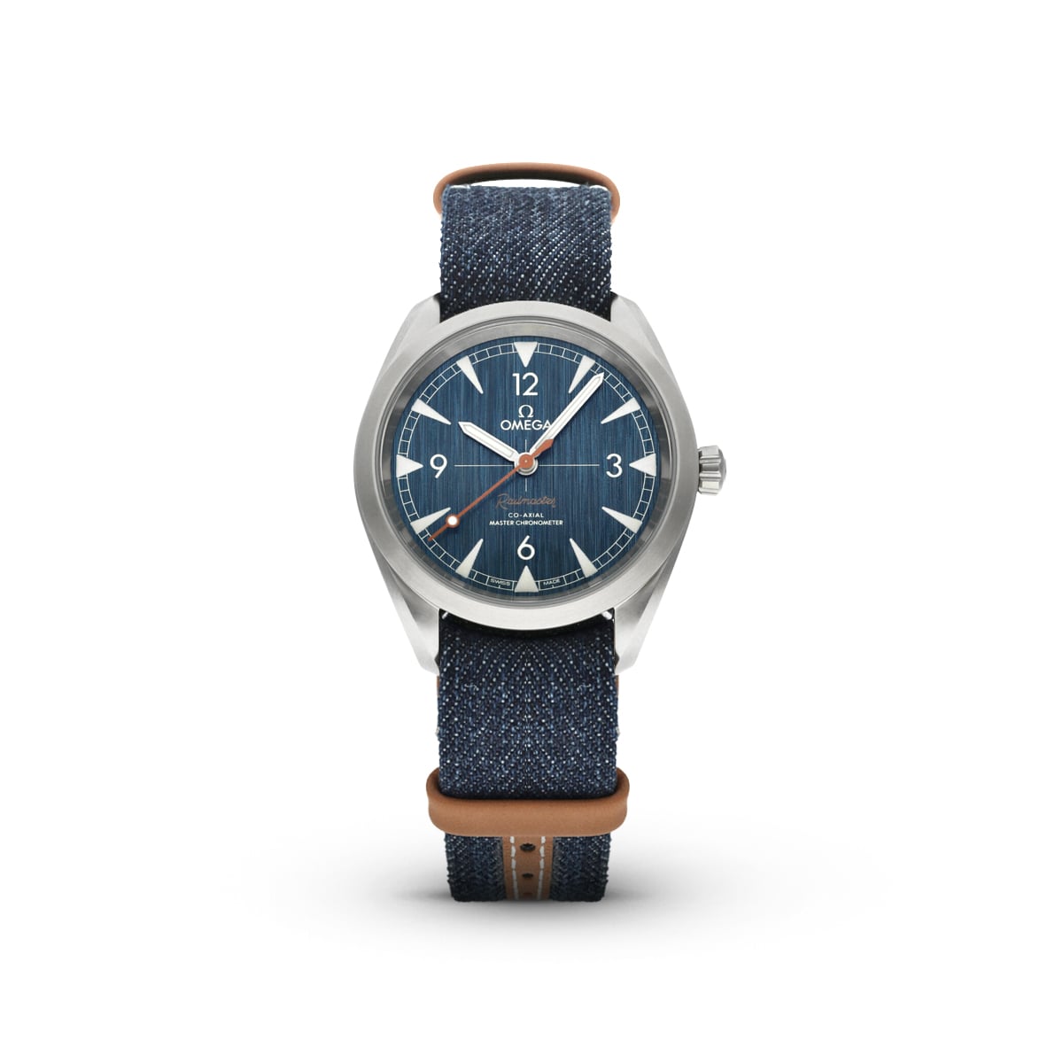 Seamaster Railmaster 22012402003001 Blue Dial, Nato Strap-Omega