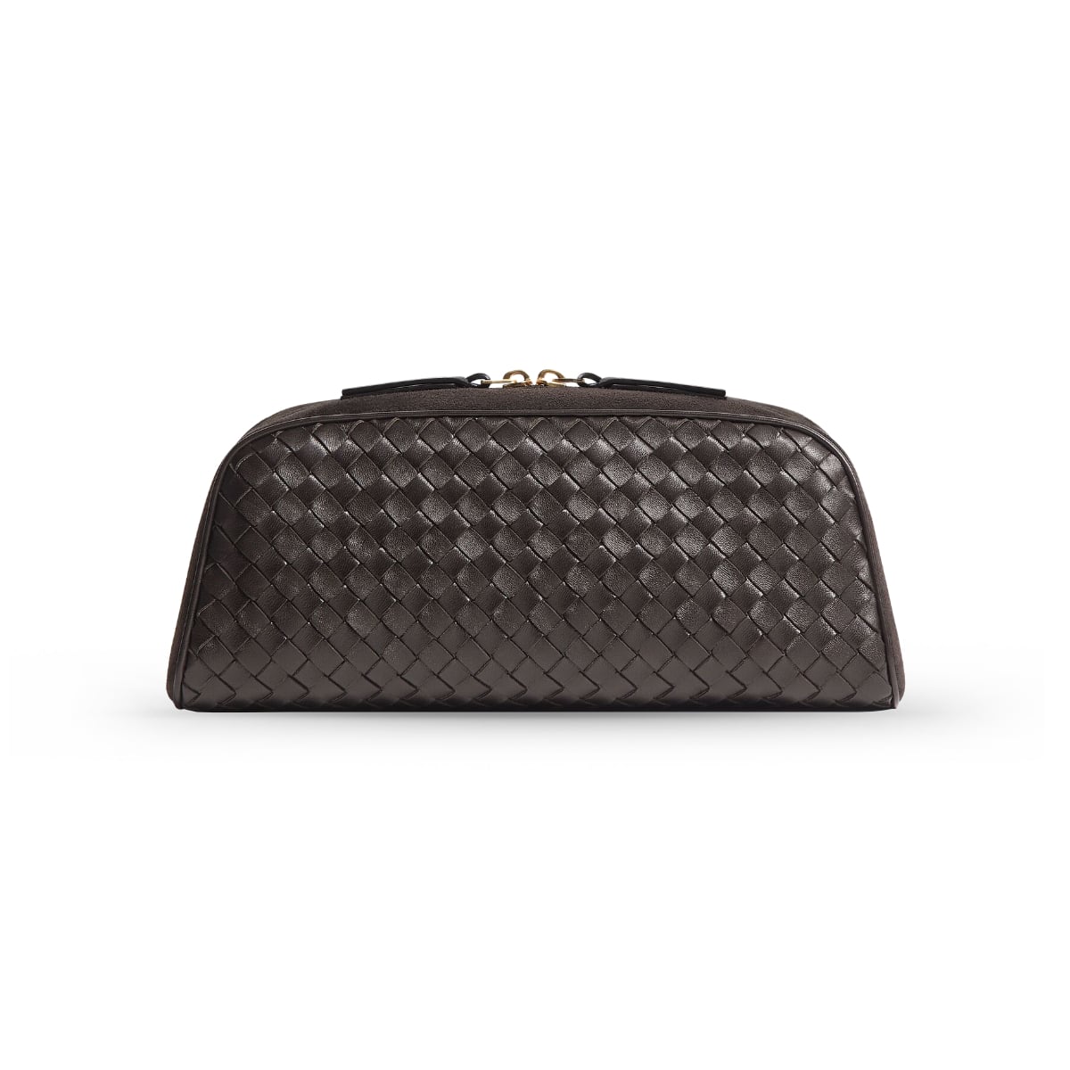 Nodo Large Pouch Espresso-Bottega Veneta