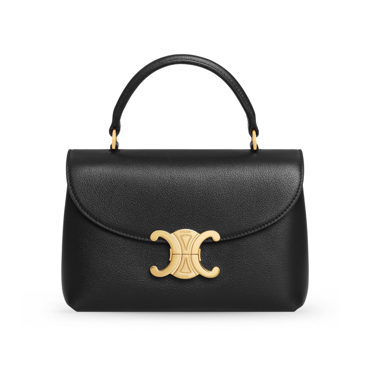 Teen Nino Bag Calfskin Leather Black GHW-Celine