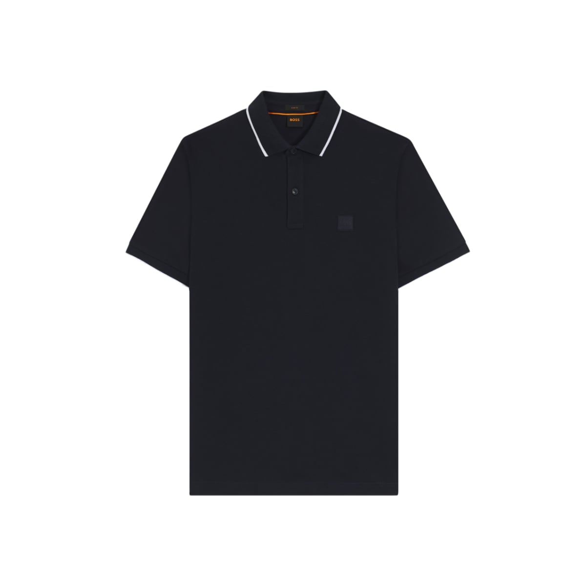 Passertip Slim Fit Polo Shirt Stretch-Cotton Piqué Dark Blue-Hugo Boss
