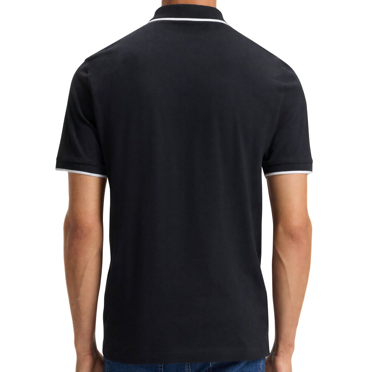Passertip Slim Fit Polo Shirt Stretch-Cotton Piqué Dark Blue