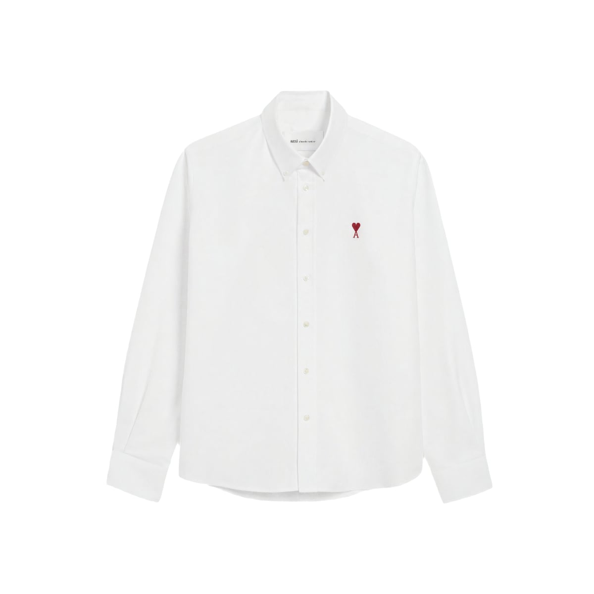 Ami De Coeur White Cotton Shirt Natural White-Ami Paris