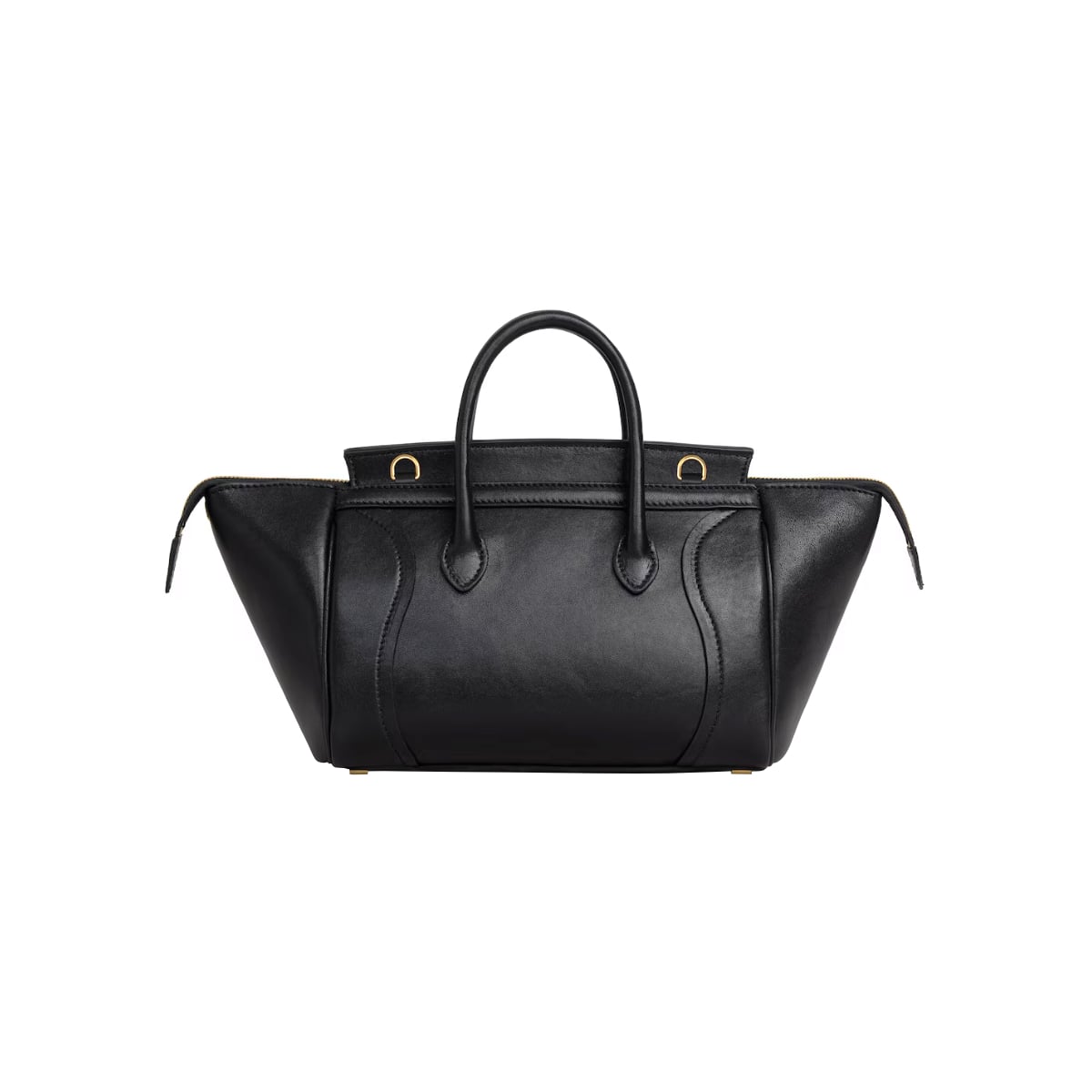 Little Luggage Supple Shiny Lambskin Soft Black GHW
