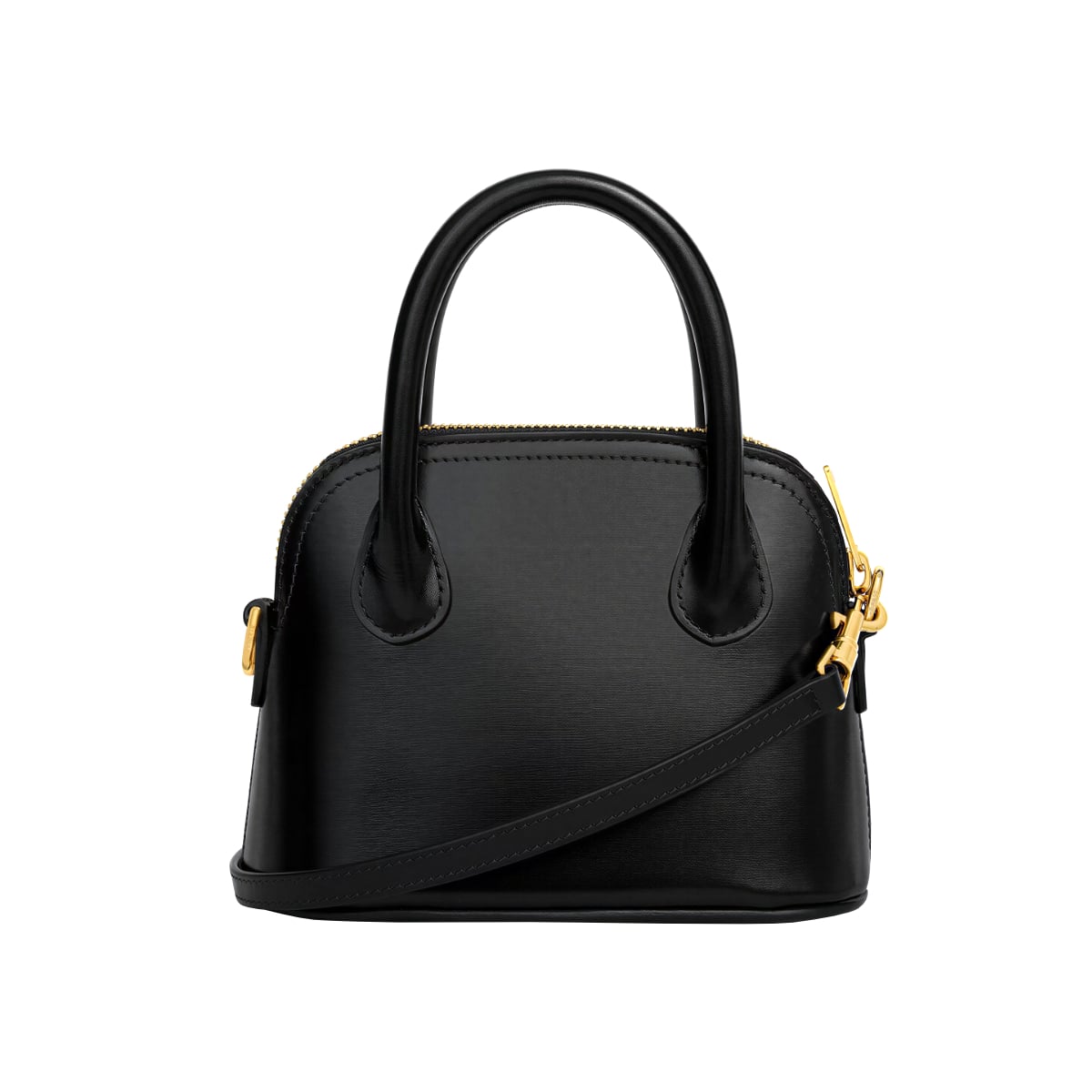 Honorine Mini Handbag Calfskin Black GHW