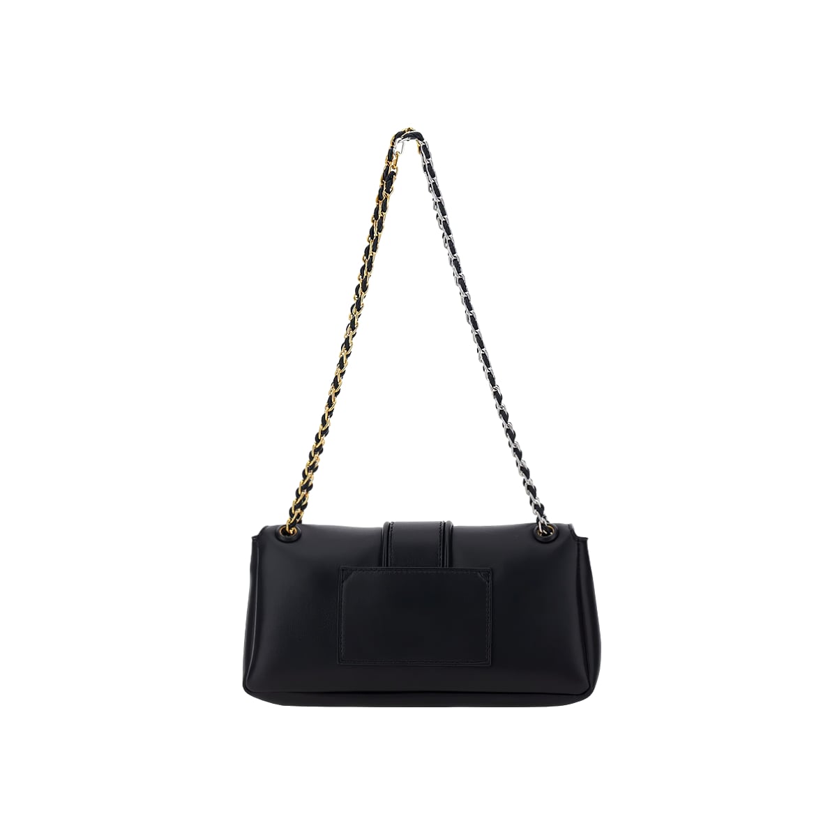 Le Bambino Chain Flap Shoulder Bag Black