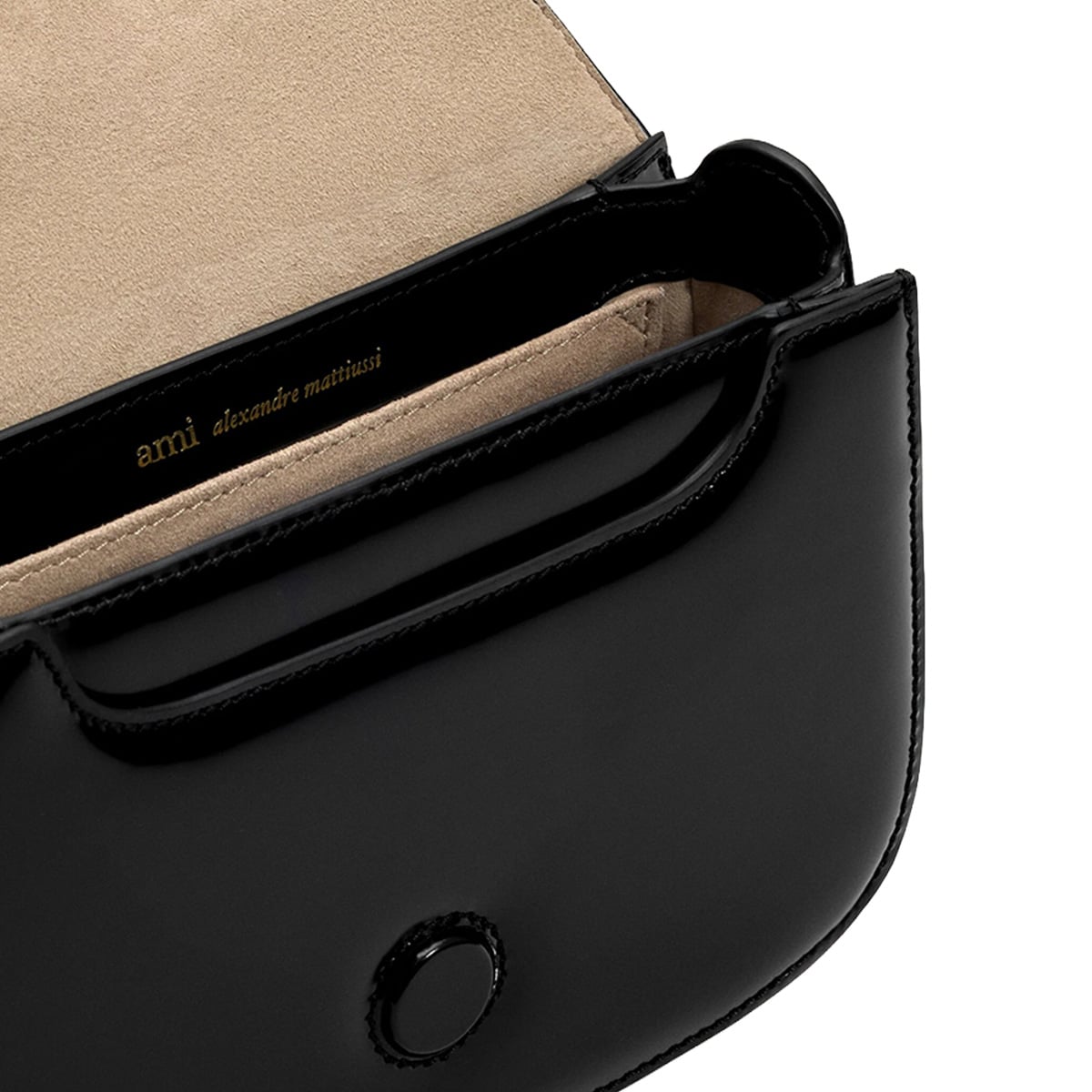 Paris Top Handle Bag Glazed Leather Black