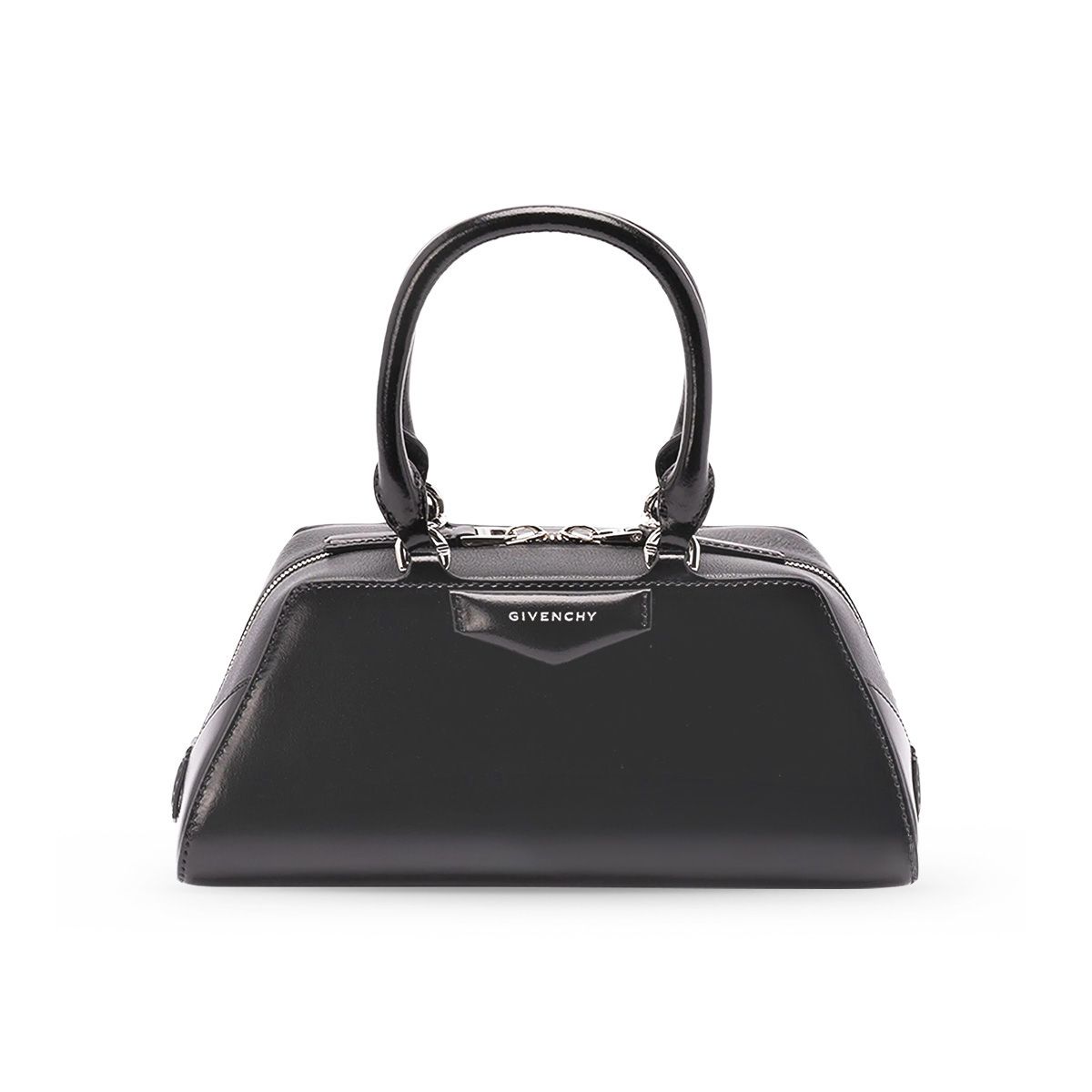 Mini Antigona East-West Bag Leather Black-Givenchy