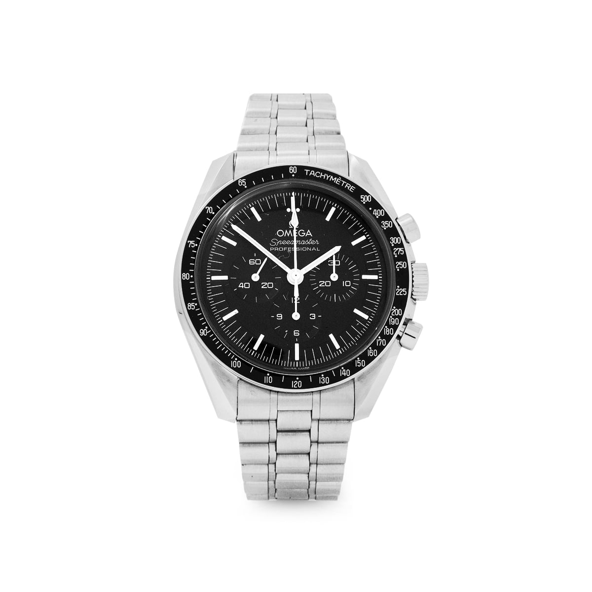 Speedmaster Moonwatch 31030425001001 Black Dial, Bracelet-Omega