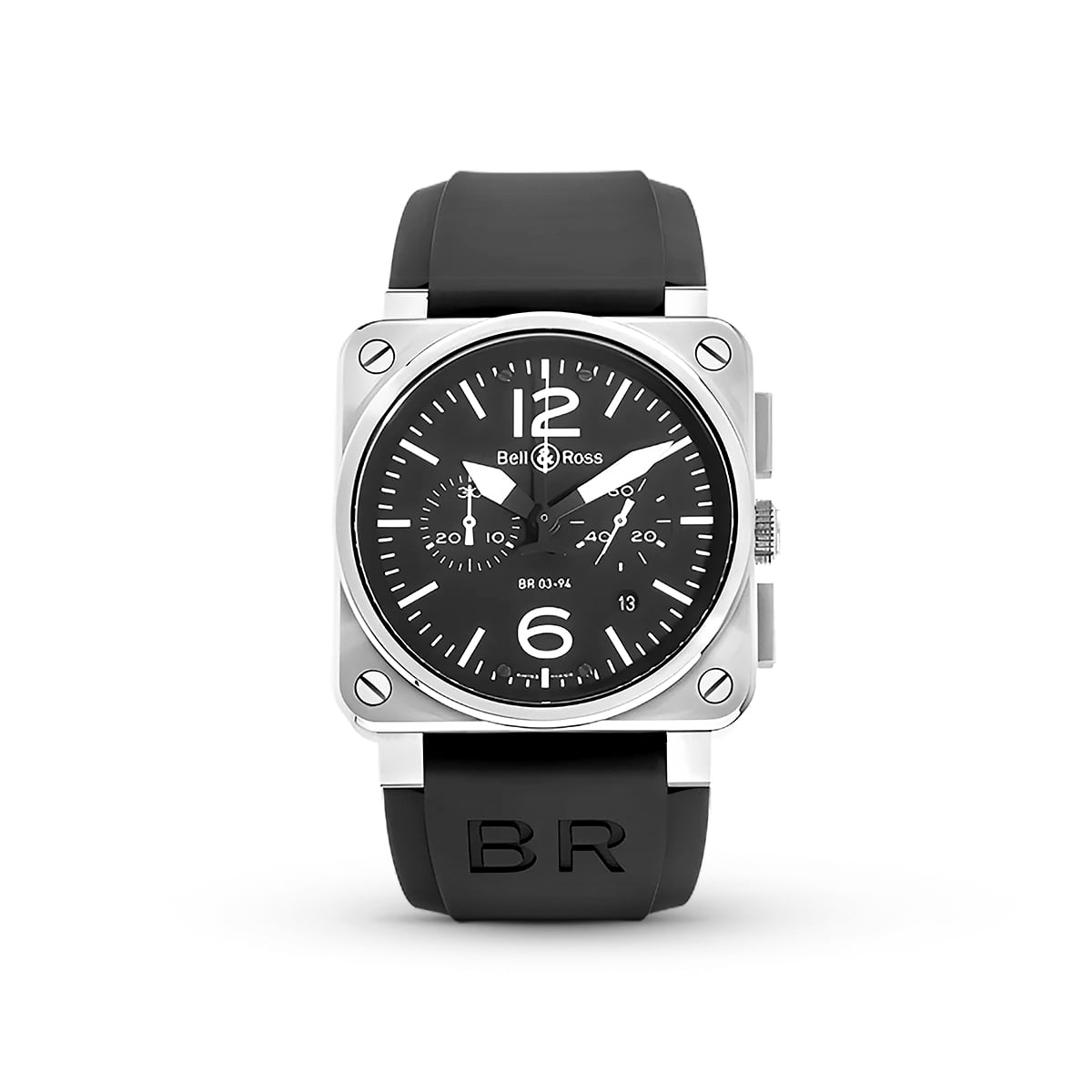 BR-03 BR0394-BL-ST Black-Bell & Ross