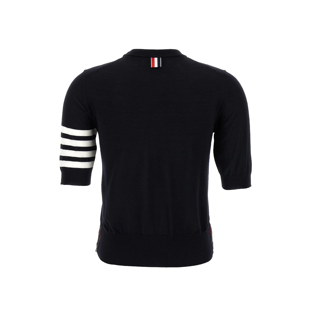 4-Bar Short Sweater Navy-Thom Browne