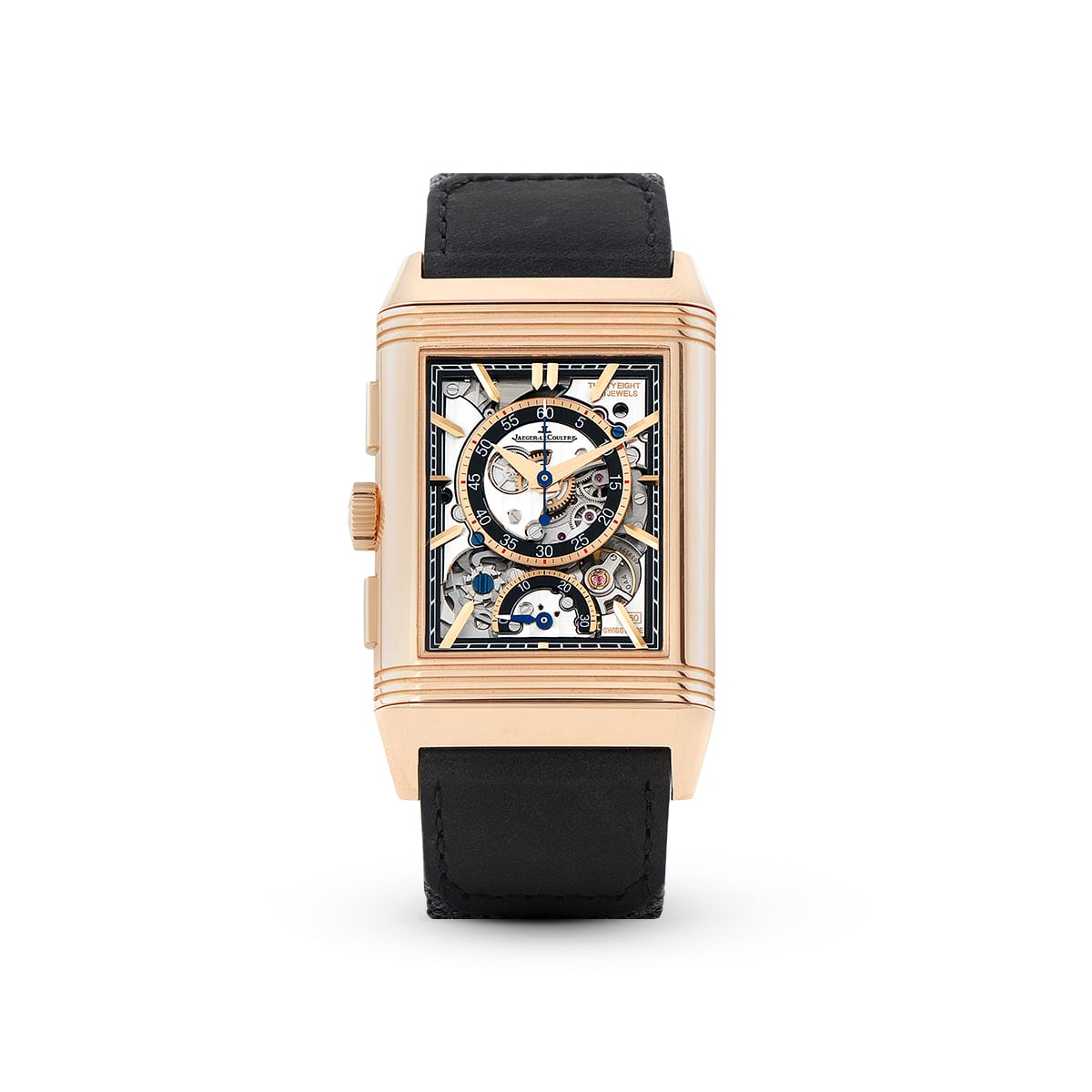 Reverso Tribute Chronograph Q389257J Black