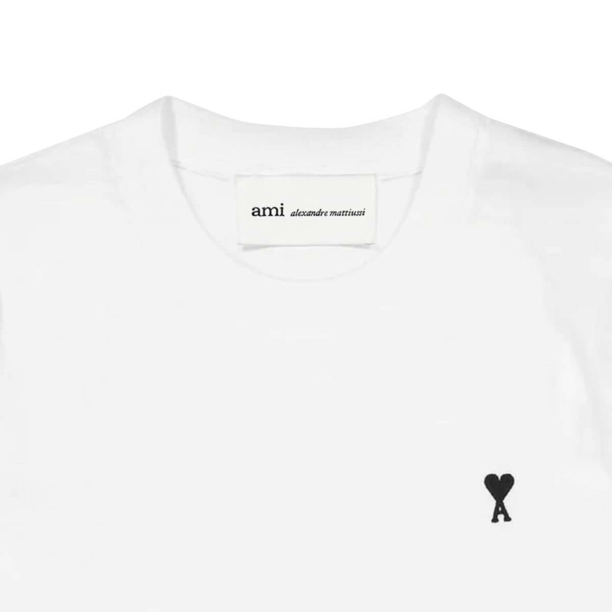 Ami De Coeur Fitted T-Shirt Black/White